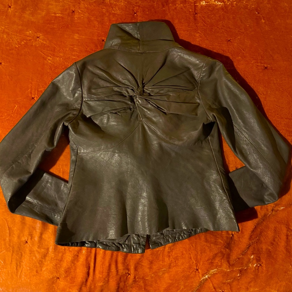@alevintageloves Vintage AllSaints Spitalfields Leather Jacket + ring discount $